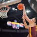 The Gophers’ Dawson Garcia went up for two of his 36 points at Ohio State on Sunday.