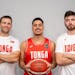 From left to right, Will DeBerg, Marcus Alipate and Riley Miller have made efforts to help build the Tonga men’s national team.