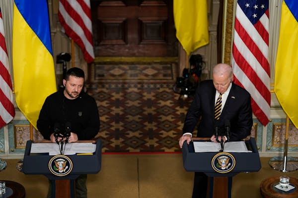 With Ukraine aid in peril, Zelenskyy joins Biden at the White House to make his case for more aid